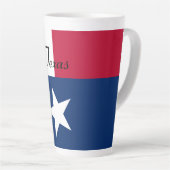 Drapeau du Texas Latte Mug (Angle droit)