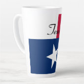 Drapeau du Texas Latte Mug (Angle gauche)