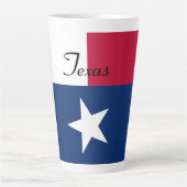 Drapeau du Texas Latte Mug (Devant)
