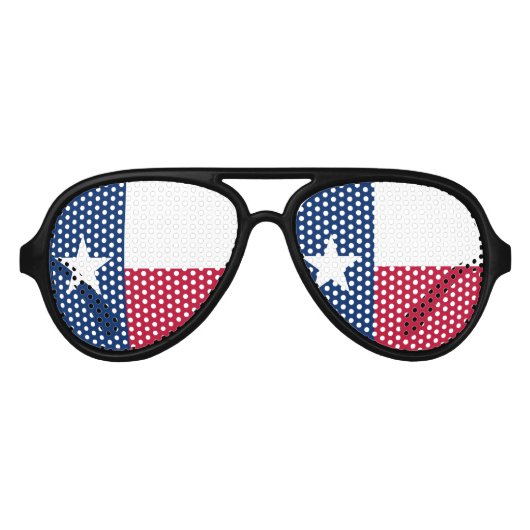 Drapeau du Texas | Lunettes de costume texan (Devant)