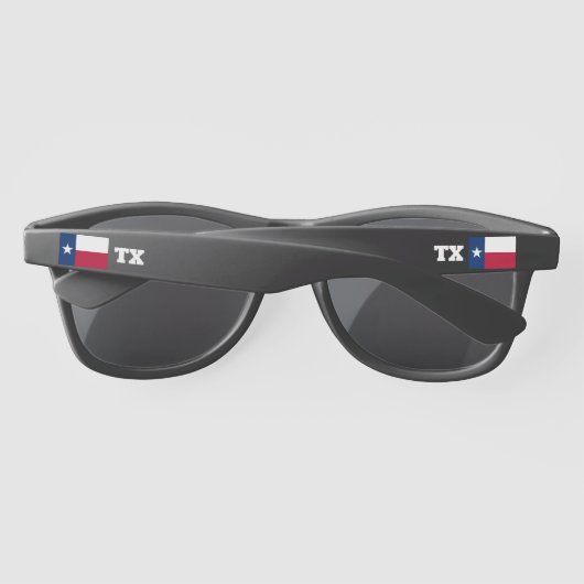 Drapeau du Texas Lunettes de soleil noir UV 100% a (Dos)