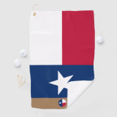 Drapeau du Texas & monogrammed Texas / serviette d (En situation)