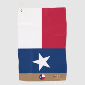 Drapeau du Texas & monogrammed Texas / serviette d (Devant)