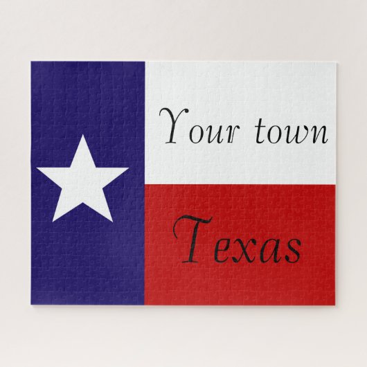 Drapeau du Texas Puzzle (Horizontal)