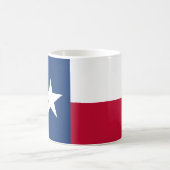 Drapeau du Texas tasse de café (Centre)