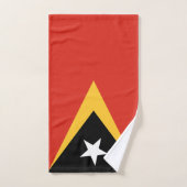 Drapeau du Timor oriental (Serviette à main)