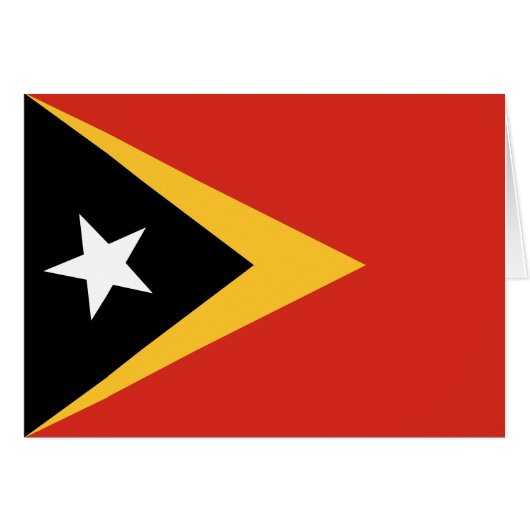 Drapeau du Timor oriental (Devant horizontal)