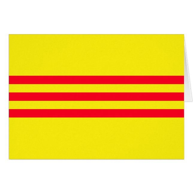 Drapeau du Vietnam du Sud (Devant horizontal)