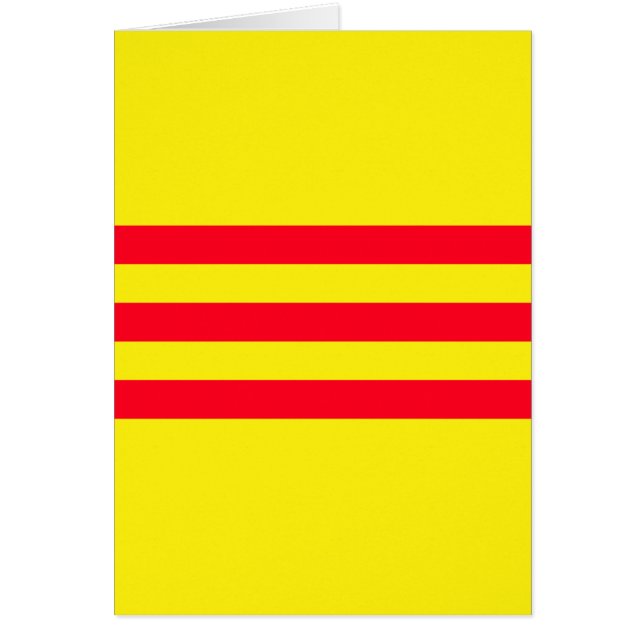 Drapeau du Vietnam du Sud (Devant)