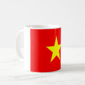 Drapeau du Vietnam tasses à café (Devant gauche)