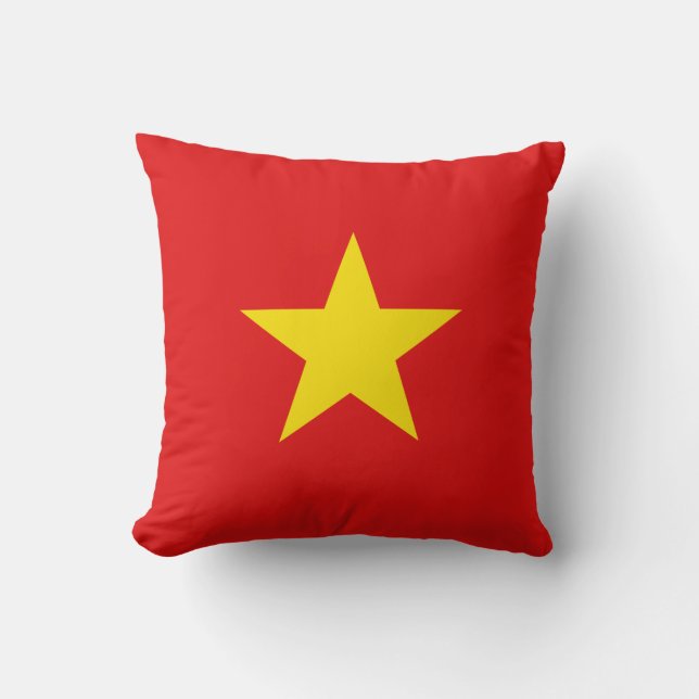 Drapeau du Vietnam x Coussin du drapeau (Recto)
