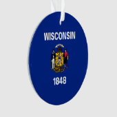 Drapeau du Wisconsin (devant)