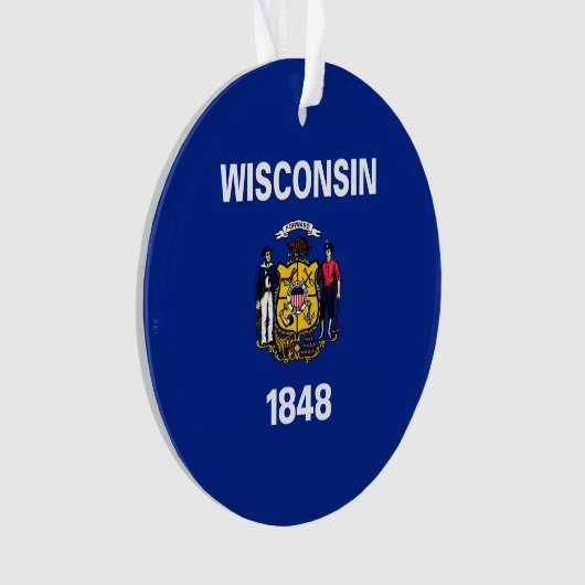 Drapeau du Wisconsin (devant)