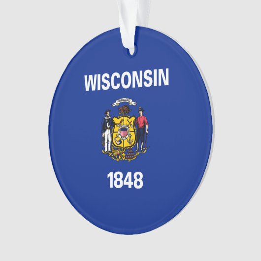 Drapeau du Wisconsin (devant)