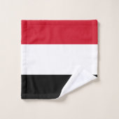 Drapeau du Yémen (Gant de toilette)