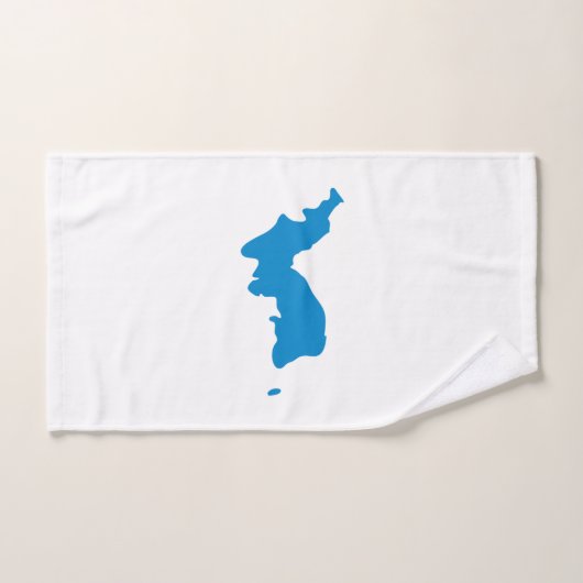 Drapeau d'unification coréenne (Serviette à main)
