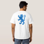 Drapeau écossais et T-shirt Lion Rampant (Dos entier)