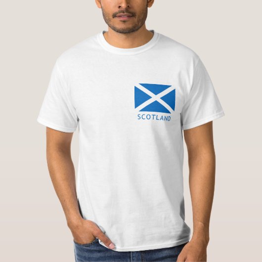 Drapeau écossais et T-shirt Lion Rampant (Devant)