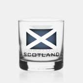 Drapeau écossais patriotique coutume whiskey verre (Verso)