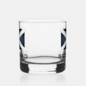 Drapeau écossais patriotique coutume whiskey verre (Gauche)