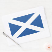 Drapeau écossais rectangle sticker (Enveloppe)