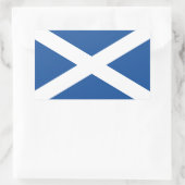 Drapeau écossais rectangle sticker (Sac)
