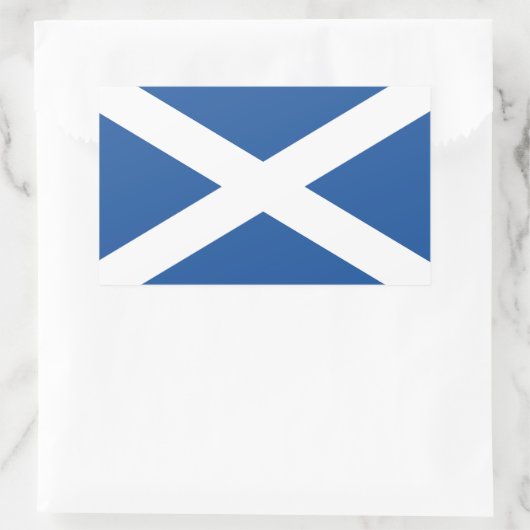 Drapeau écossais rectangle sticker (Sac)