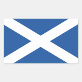 Drapeau écossais rectangle sticker (Devant)