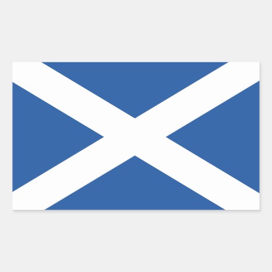 Drapeau écossais rectangle sticker (Devant)