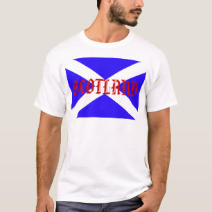 Drapeau écossais. T-shirt