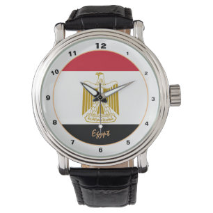 Drapeau égyptien et mode égyptienne / montre de