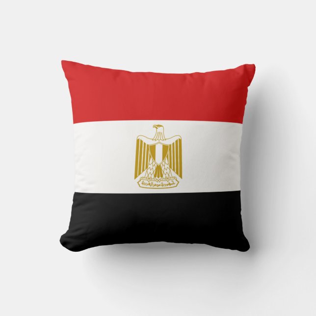 Drapeau égyptien x Coussin du drapeau (Recto)