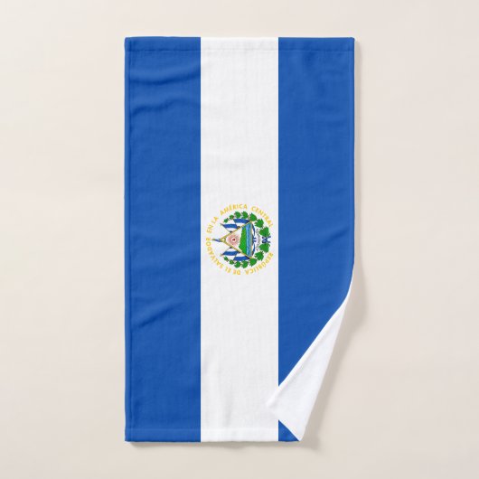 Drapeau El Salvador (Serviette à main)