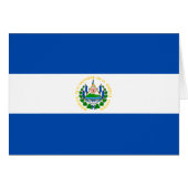 Drapeau El Salvador (Devant horizontal)