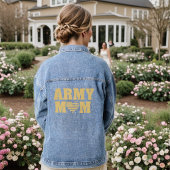 Drapeau en forme de cœur de maman de l'armée Typog