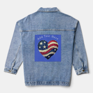 Drapeau en forme de cœur personnalisé