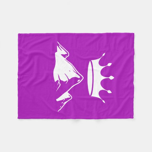 Drapeau en pierre de coeur - Petite couverture en  (Devant (Horizontal))