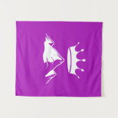 Drapeau en pierre de coeur - Petite tapisserie (Devant (Horizontal))