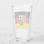 Drapeau en verre de Sarre (Dos)