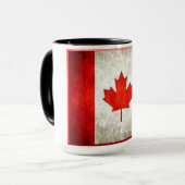 drapeau enorme de Canadain de la tasse 15oz (Devant gauche)