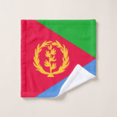 Drapeau Érythrée (Gant de toilette)