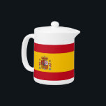 Drapeau espagnol<br><div class="desc">Faites-vous plaisir avec notre délicieuse théière arborant le drapeau de l'Espagne ! Cette théière magnifiquement conçue combine fonctionnalité et expression vibrante de la fierté espagnole, mettant en valeur les couleurs emblématiques du drapeau espagnol. C'est un point d'ancrage idéal pour des réunions, des célébrations ou un thé de l'après-midi confortable, vous...</div>