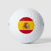 Drapeau espagnol Armoiries balles de golf (Devant)