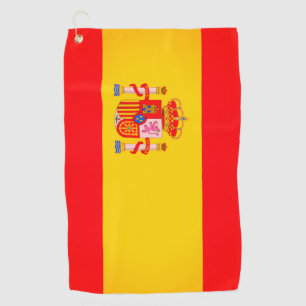 Drapeau espagnol serviette de golf