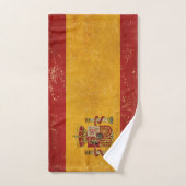 Drapeau espagnol Vintage Grunge (Serviette à main)