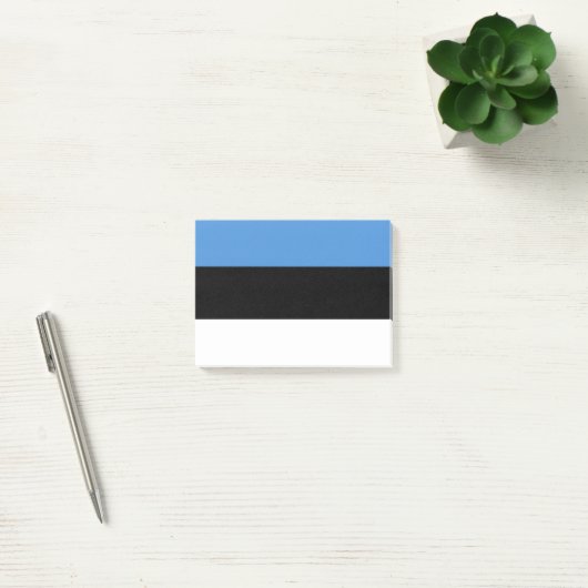 Drapeau Estonie Post-it® Notes (Bureau)