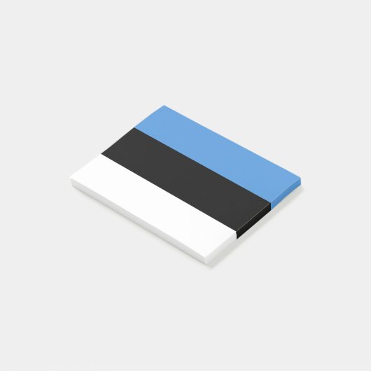 Drapeau Estonie Post-it® Notes (Incliné)