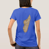 Drapeau et carte de Madagascar T-shirt (Dos)