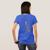 Drapeau et carte des Philippines T-Shirt (Dos entier)