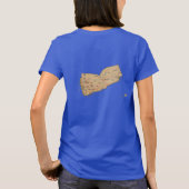 Drapeau et carte du Yémen T-shirt (Dos)